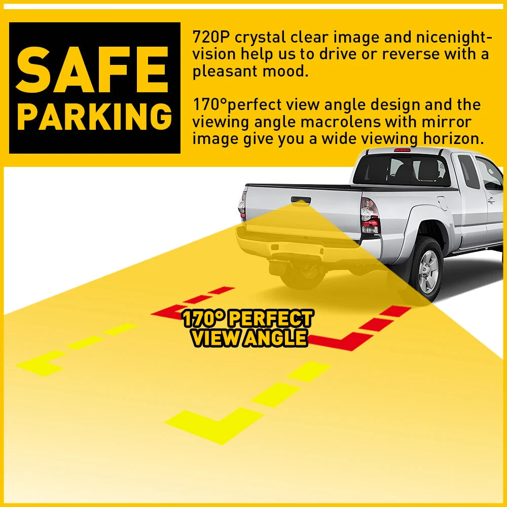 Tailgate with Handle Backup Camera Fit Toyota Tacoma 2009 2010 2011 2012-2015 EA 6B93BC-57