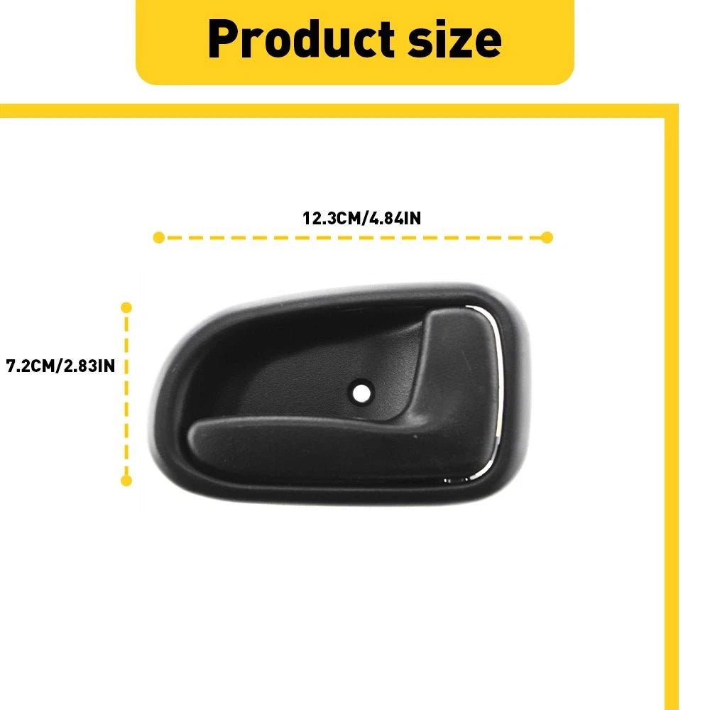 Interior Door Handle For 93-97 Toyota Corolla Set of 4 Front and Rear EOA 6B93BC-57