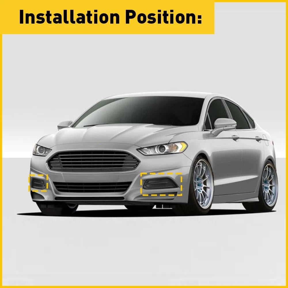 Fog Light Cover For 2013-2016 Ford Fusion Front Driver&Passenger Side US 6B93BC-57