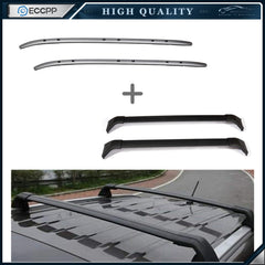 Aluminum For 2017-2019 Mazda CX-5 CX5 Top Roof Rack Cross bar + rail como rack 6B93BC-57