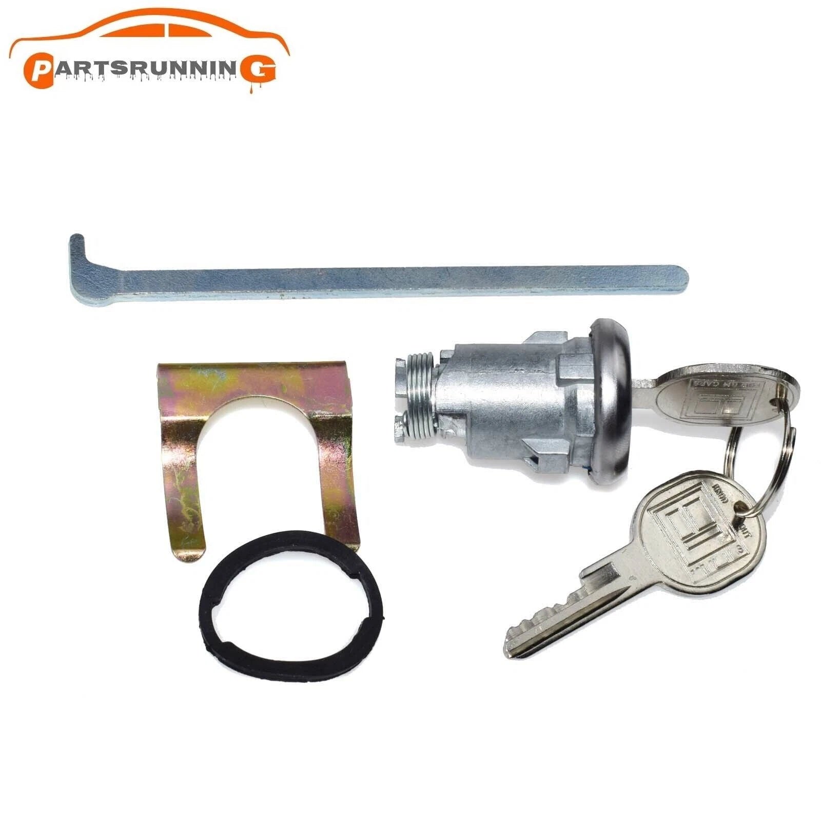605533 Ignition Doors Trunk Lock Key Cylinder W/ 2 Keys for 53-58 Chevy Corvette 6B93BC-57
