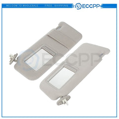 For Toyota Venza 2013-2016 Gray Sun Visor Pair Left & Right Side W/ Sunroof