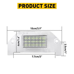 LED License Plate Lights For 6000K Dodge Charger Challenger Magnum Avenger Dart 6B93BC-57