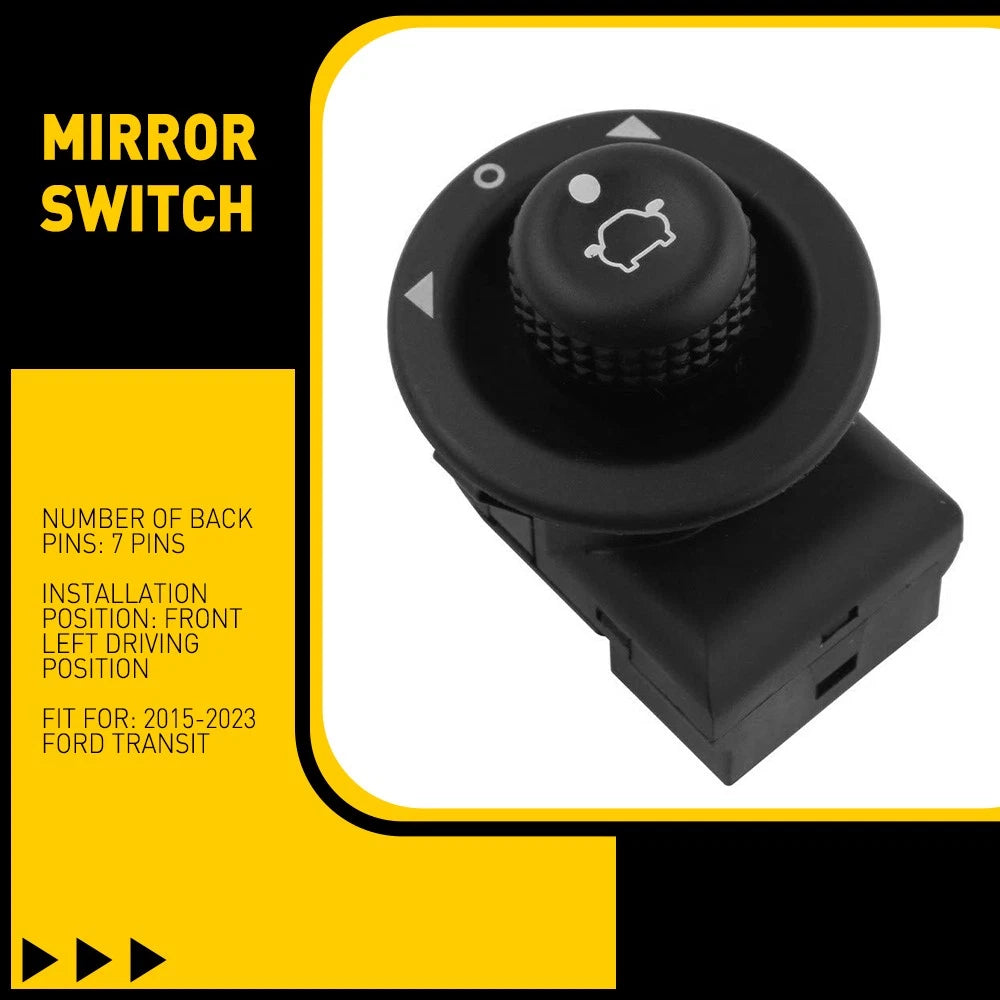 For 15-23 Ford TRANSIT Mirror Adjustment Control Button Switch Lever On Dash EOA 6B93BC-57