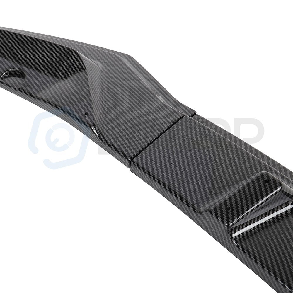 For Tesla Model 3 2017 2018 2019 Carbon Fiber Pattern Front Bumper Body Kit Lip 6B93BC-57