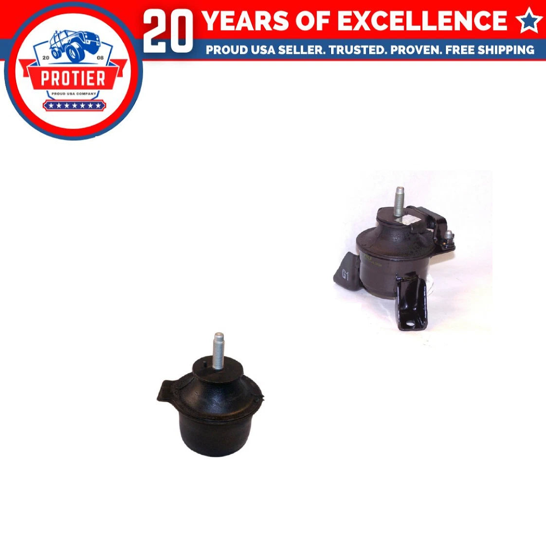 Engine Motor Mount 2PCS Set Fit 07-08 Hyundai Azera 3.3L/ 06-08 Azera 3.8L 6B93BC-57