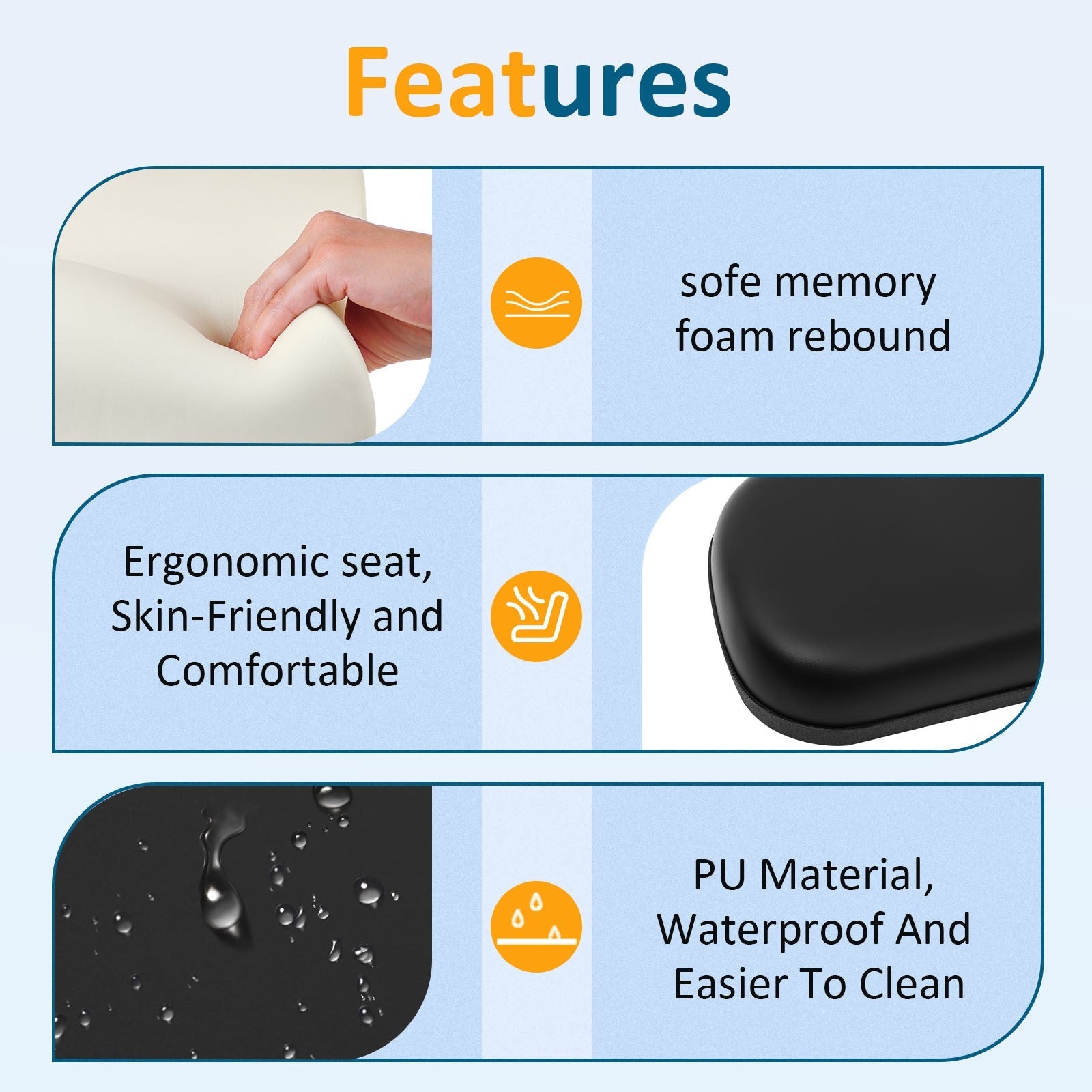 Black Golf Cart Rear Seat Cushion Set For EZGO TxT,ST,ST Sport,Valor models 6B93BC-57