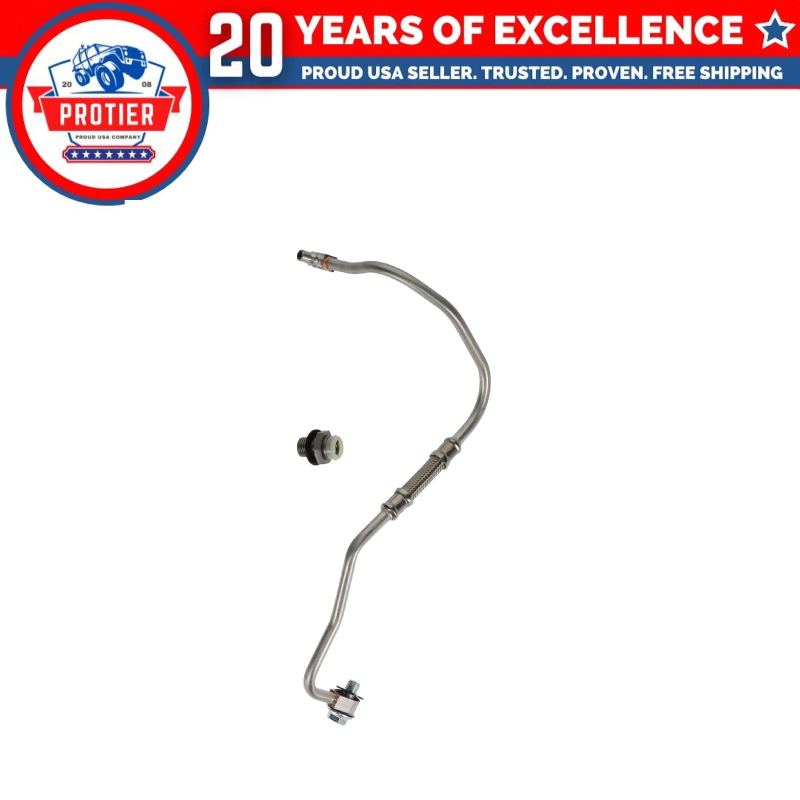 Turbocharger Oil Supply Line Fits Cruze Encore Equinox Malibu Terrain 16-22 L4 6B93BC-57