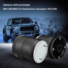 Pair Air Suspension Air Bags W01-358-9082 For Hendrickson Goodyear 1R12-092 6B93BC-57