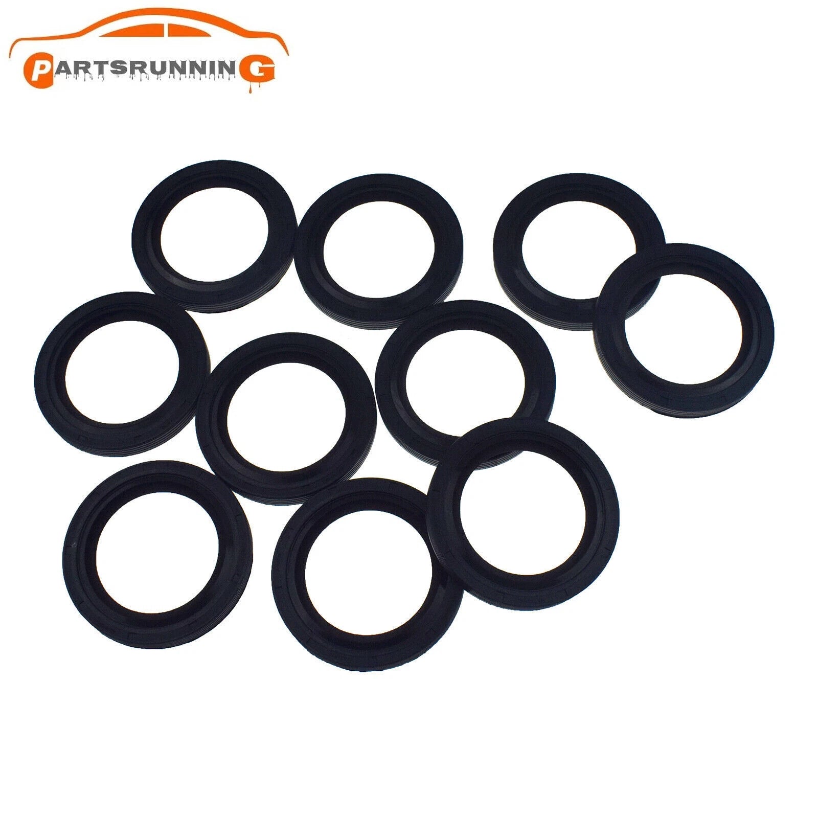 10x Front Cover Crankshaft Seal 12585673 For 4.8 5.3 5.7 6.0 6.2 LS1 LS3 LQ4 LM7 6B93BC-57