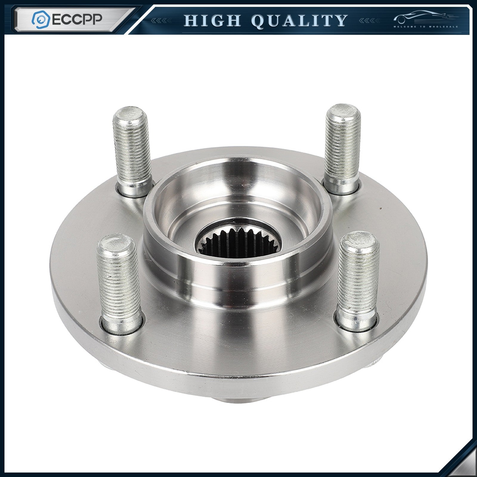 1Pc Wheel Hub Front For Nissan Versa 2012-2019 Versa Note 2014-2018 2019 4 Lug 6B93BC-57