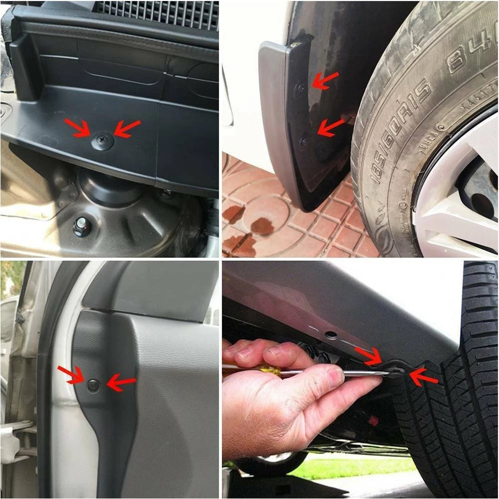 190PCS Car Body Trim Clips Retainer Bumper Rivets Screw Panel Push Fastener Kits 6B93BC-57