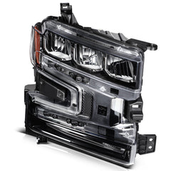 ECCPP Headlights Assembly For Chevrolet Silverado 1500 2019-2021 Pair Black 6B93BC-57