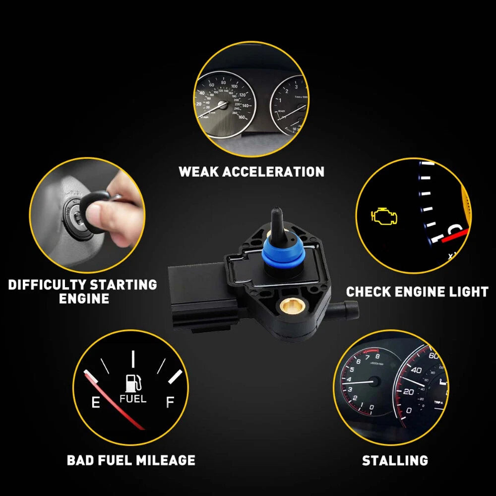 Fuel Injection Rail Pressure Sensor 3F2E9G756AA For Ford Focus Escape Explorer A 6B93BC-57