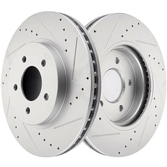 Front Rotors Pads for Ford Escape Mercury Mariner Mazda Tribute Drilled Slotted 6B93BC-57
