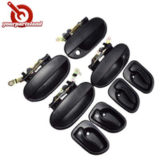 Outside Inside Door Handle LH RH 8PCS For Hyundai Accent 1995 1996 1997 19981999 6B93BC-57