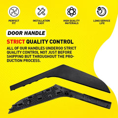 2X Inner Door Panel Handle Pull Trim Cover For VW Golf GTI MK6 2009-13 4-Door EA 6B93BC-57