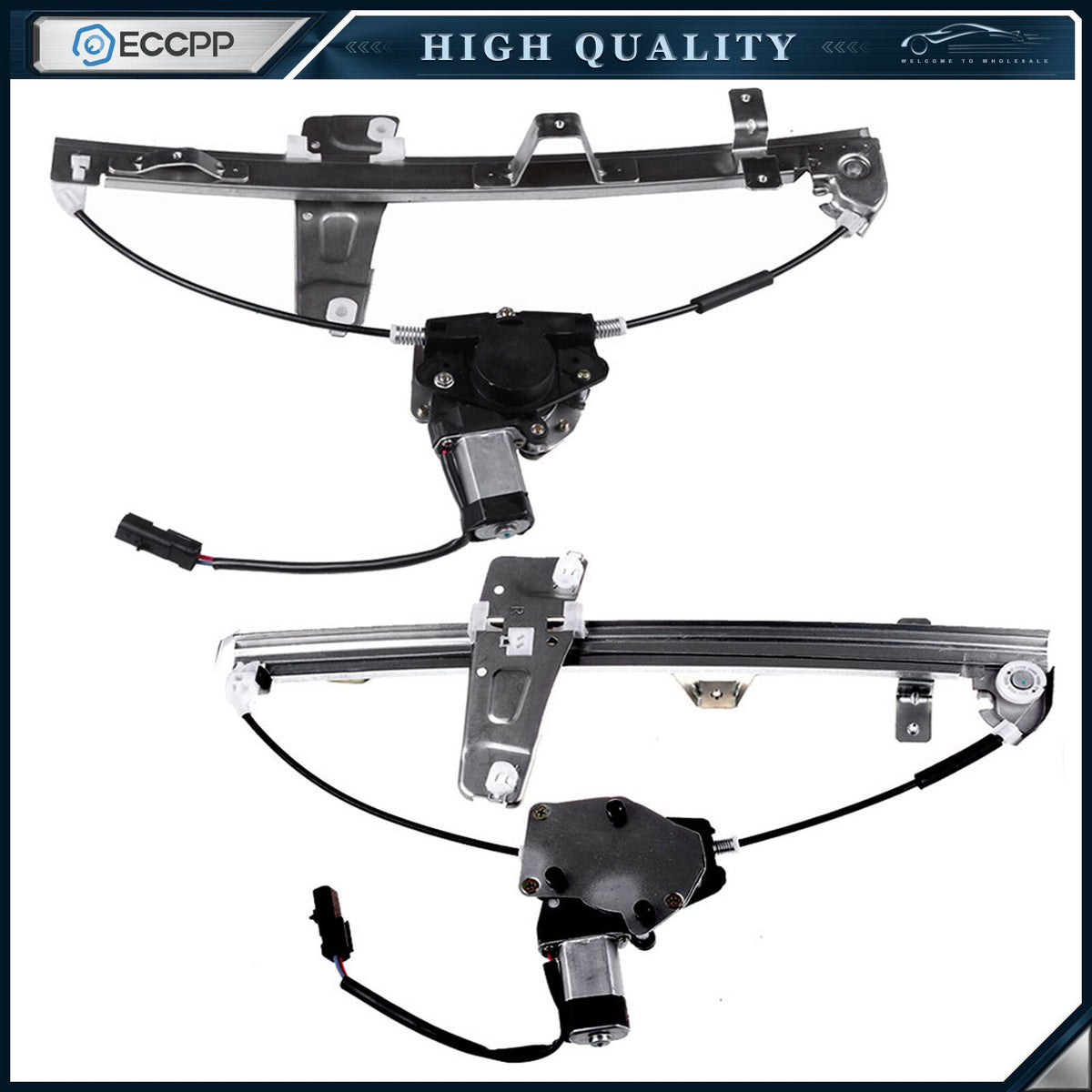 For 1999 Jeep Grand Cherokee Front Left Right Power Window Regulator With Motor 6B93BC-57