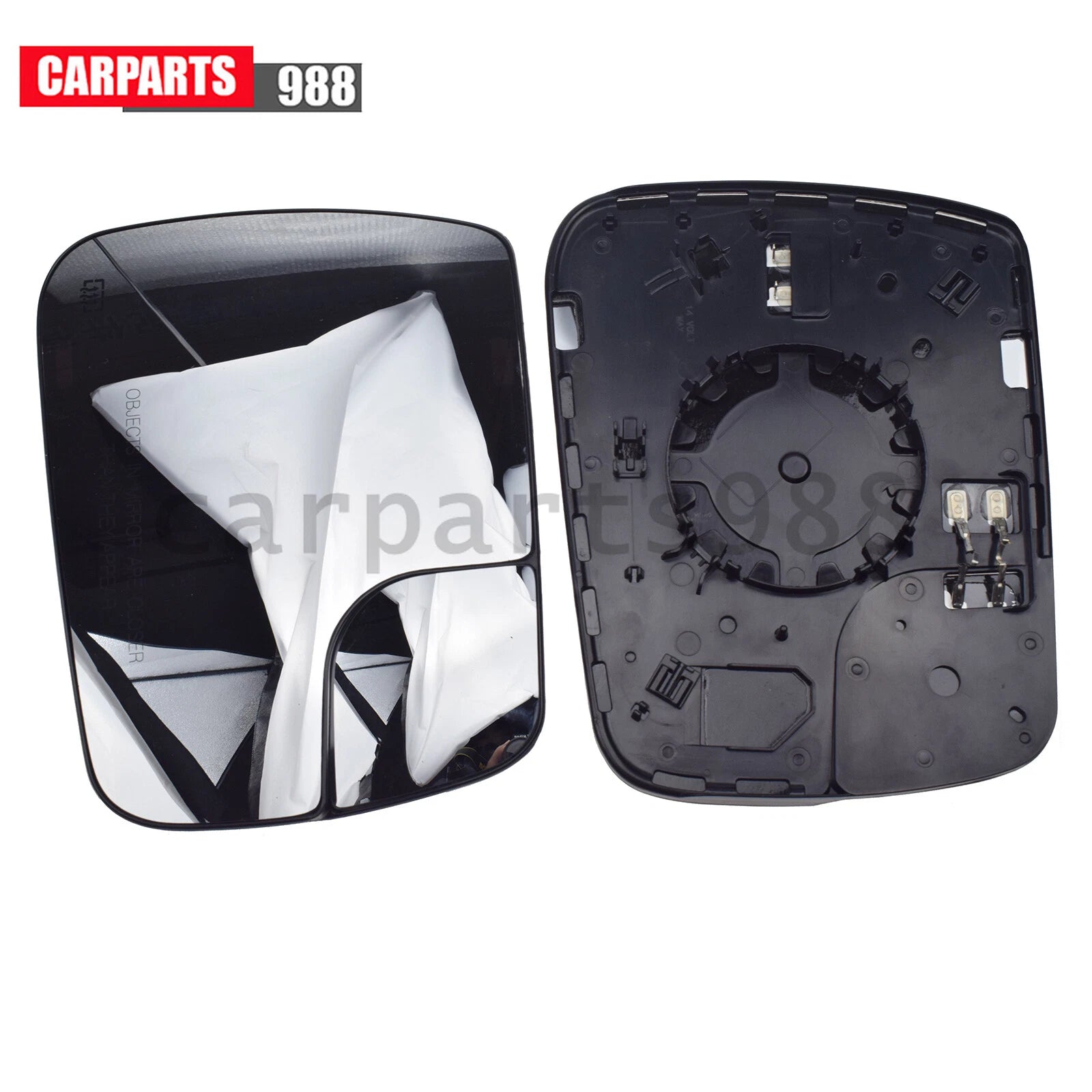 Left Right Exterior Mirror Glass Heated Blind Spot For Dodge Ram 1500 2019-2022 6B93BC-57