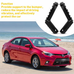 Bumper Bracket For 2014-2016 Toyota Corolla Front Passenger Driver Side 2pcs EOA 6B93BC-57