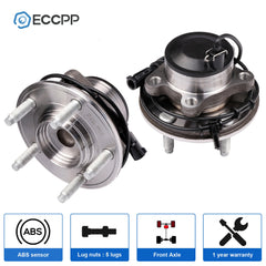 2Pcs Wheel Hub Bearings Front 2WD For 2000-2008 Jaguar S-Type 2004 2005 XJ8 XJR