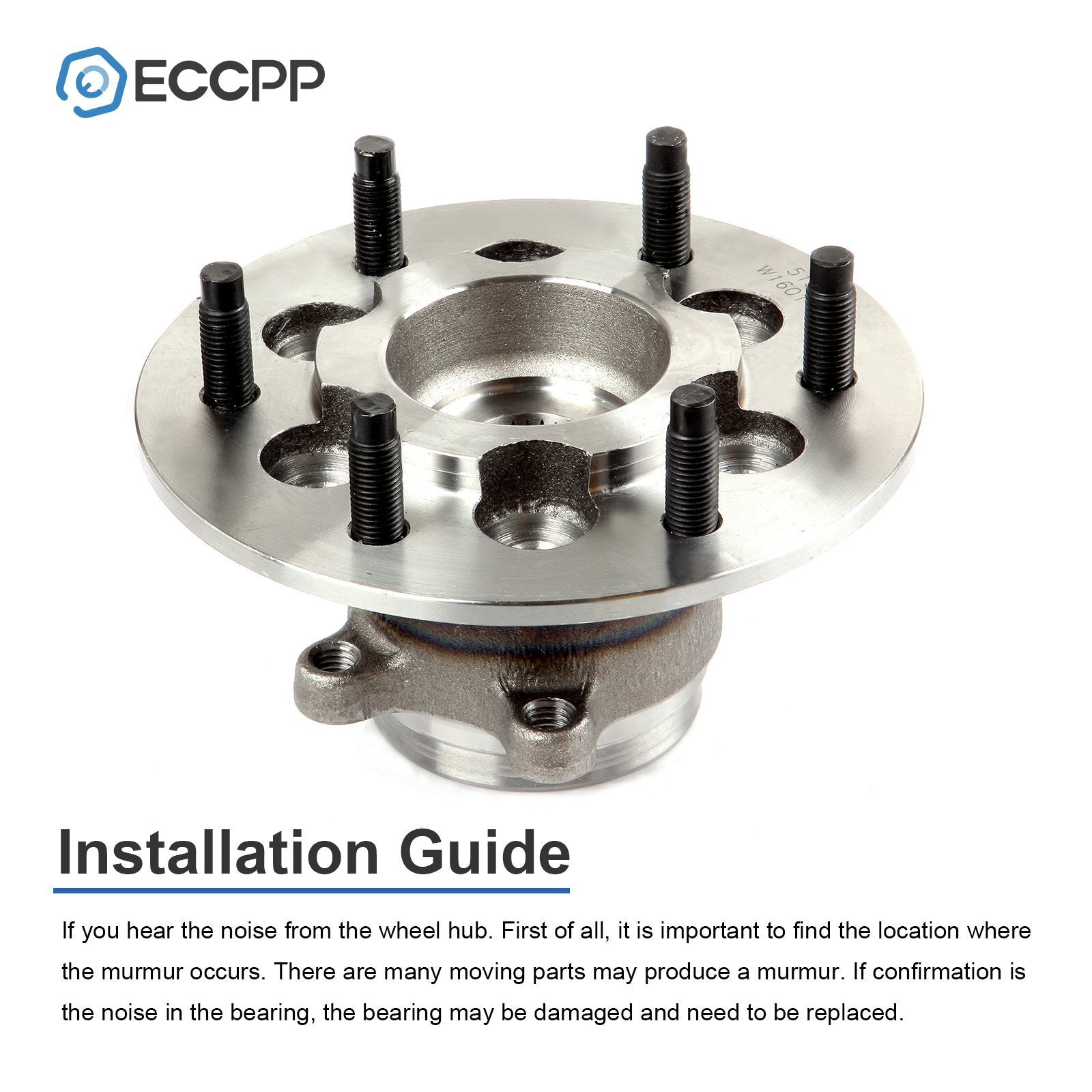 2 Pcs Wheel Hub Bearings Front 4WD For Chevrolet Colorado GMC Canyon 2009-2012 6B93BC-57