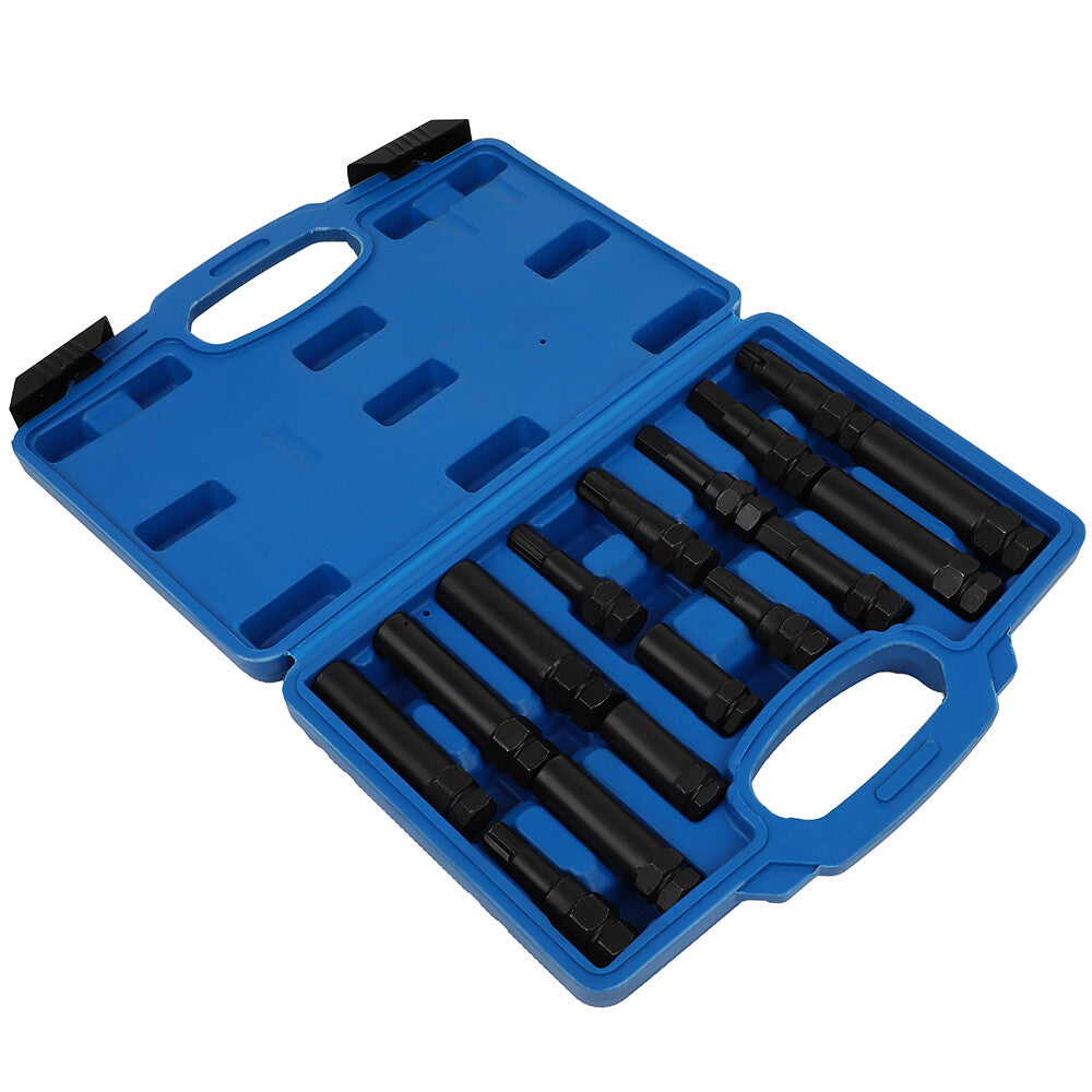 16pcs Universal Security Locking Lug Nut Master Key Set Wheel Lock Removal Tool 6B93BC-57