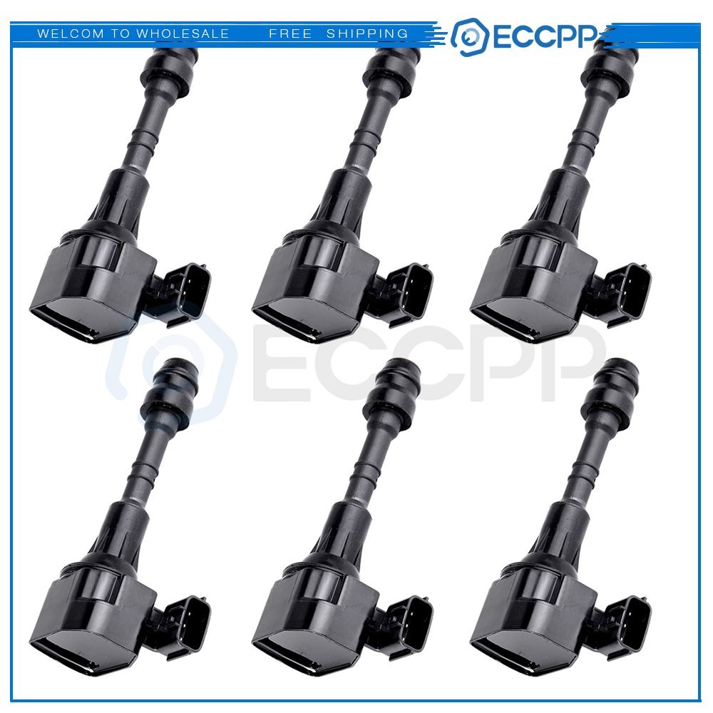 6PCS Ignition Coil For Nissan Maxima Altima Quest 3.5L Pathfinder Frontier UF349 6B93BC-57