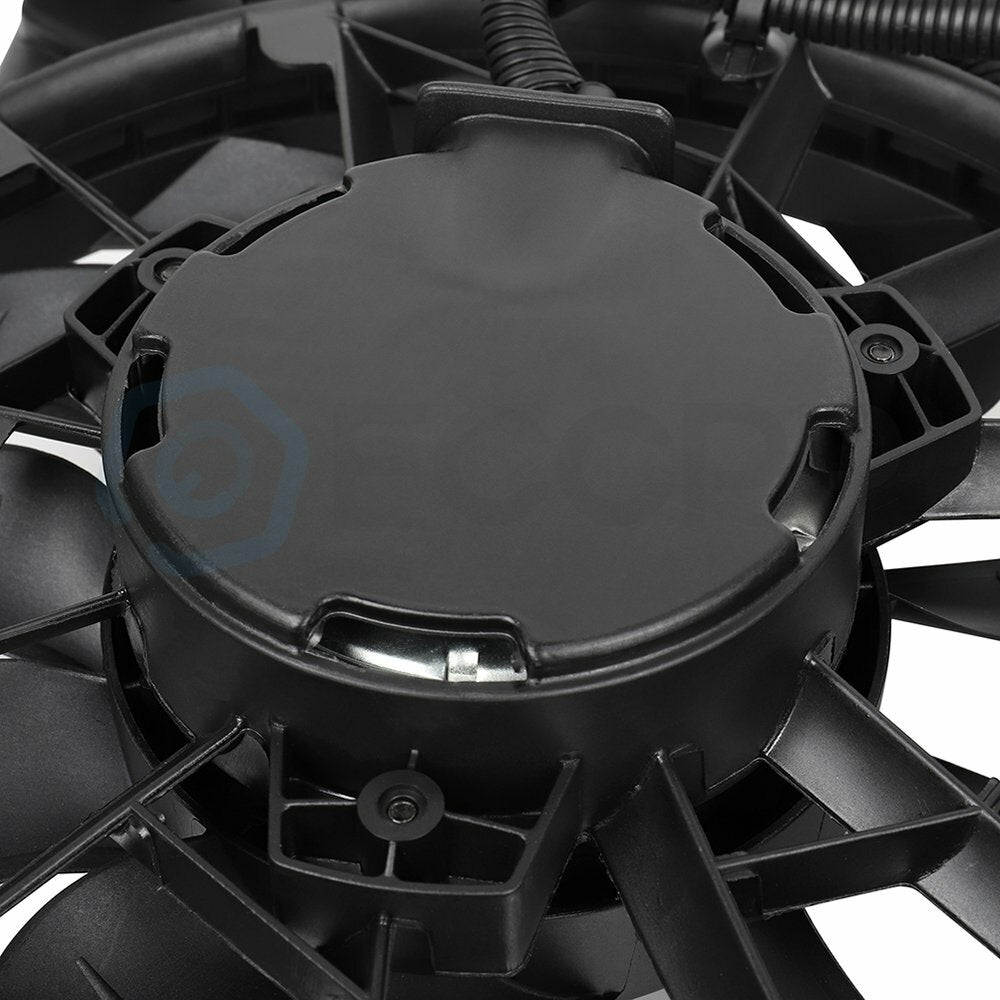 Radiator Condenser Cooling Fan Assembly For 2000 2001-2004 Ford Focus 674-00749 6B93BC-57