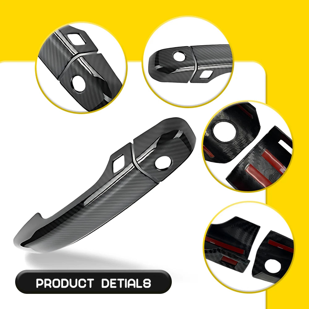 4X For 2018-2022 Honda Accord w/ Smartkey Hole Exterior Door Handle Cover Trim A 6B93BC-57
