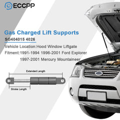 ECCPP 6x Window+Tailgate+Hood Lift Support Gas Strut For 1991-2001 Ford Explorer ECCPP