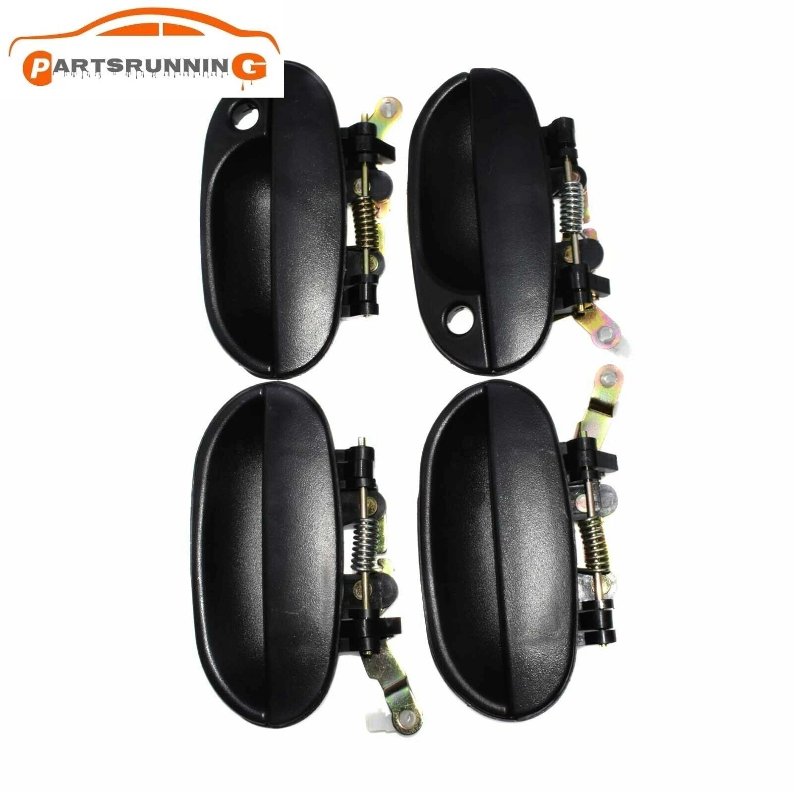 4PCS Front Rear Left Right Exterior Door Handle for Hyundai Accent 1995-1999 6B93BC-57