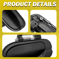 Outside Exterior Door Handle Black Rear Left Side LH For 2000-06 Nissan Sentra A 6B93BC-57