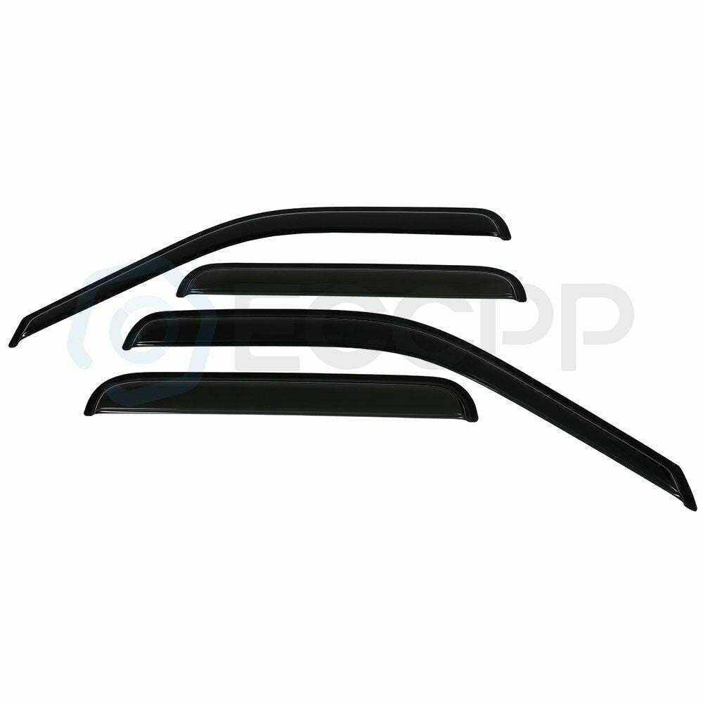 Window Visor Vent Rain Shades Deflectors For 99-16 Ford Super Duty Crew Cab 6B93BC-57