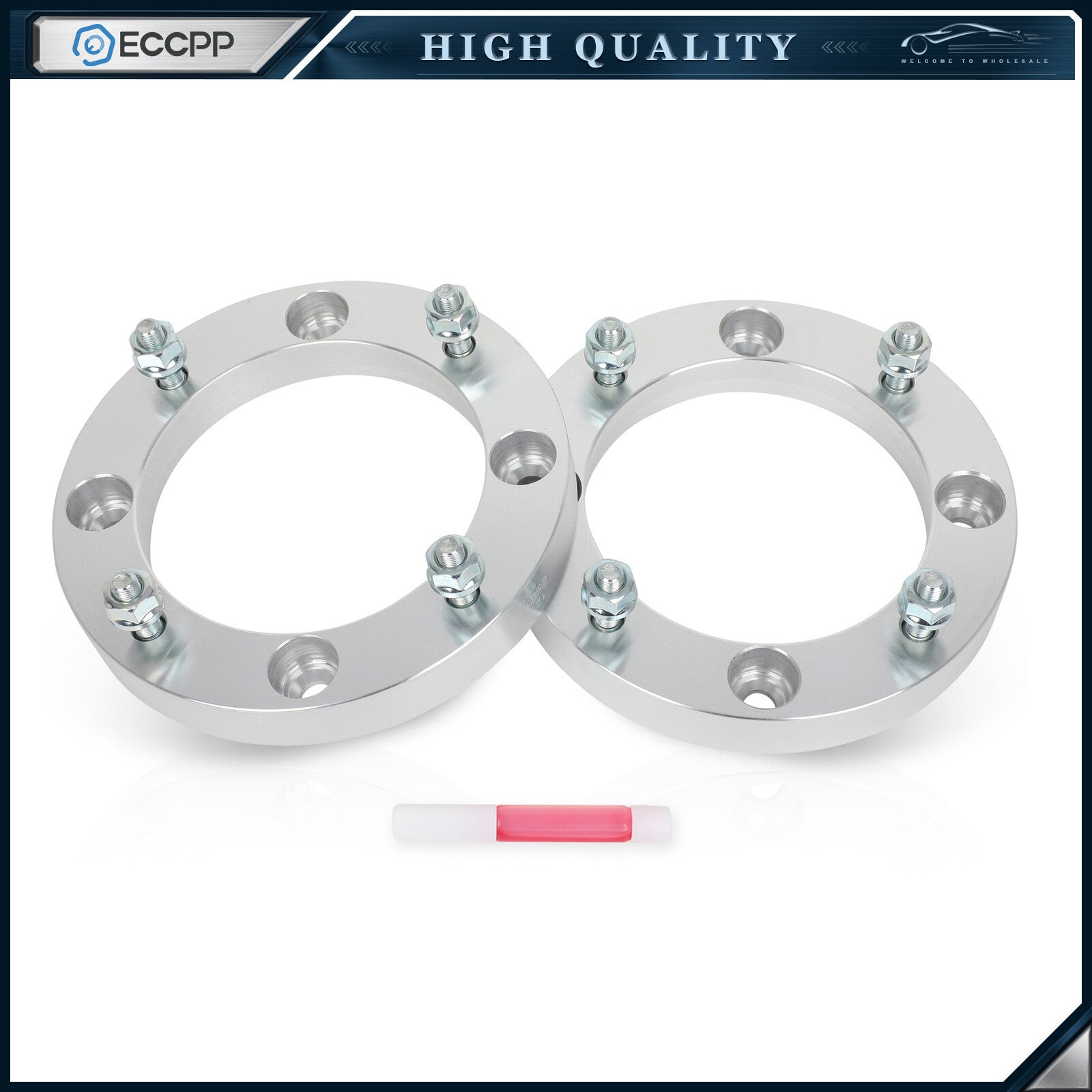 2Pcs 1" 4x156 Wheel Spacers 3/8"x24 For Polaris RZR 800 XP 900 Ranger 400 500 6B93BC-57