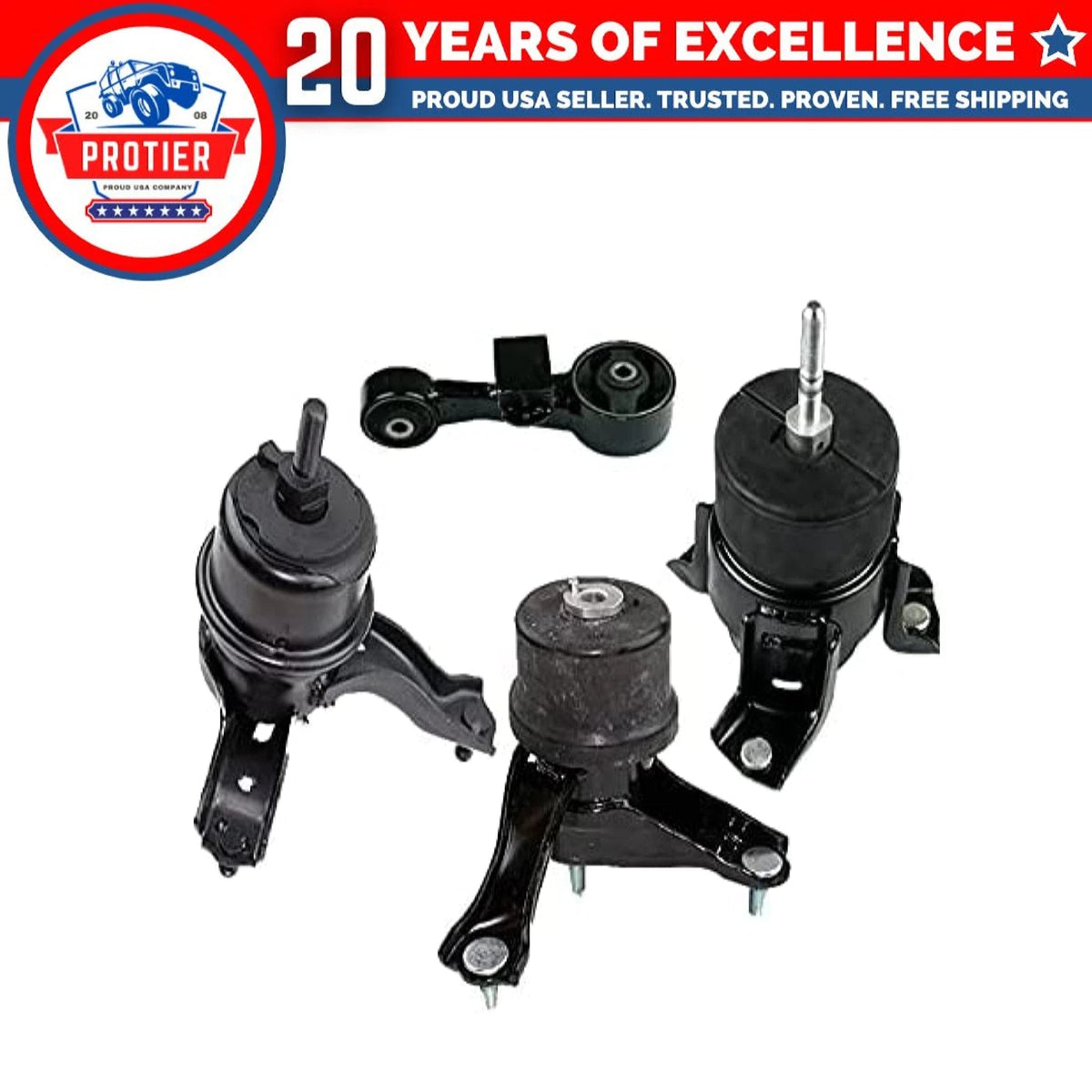 Engine Motor & Transmission Mount for Toyota Sienna 2.7L AUTO 11-13 A42072, 6B93BC-57