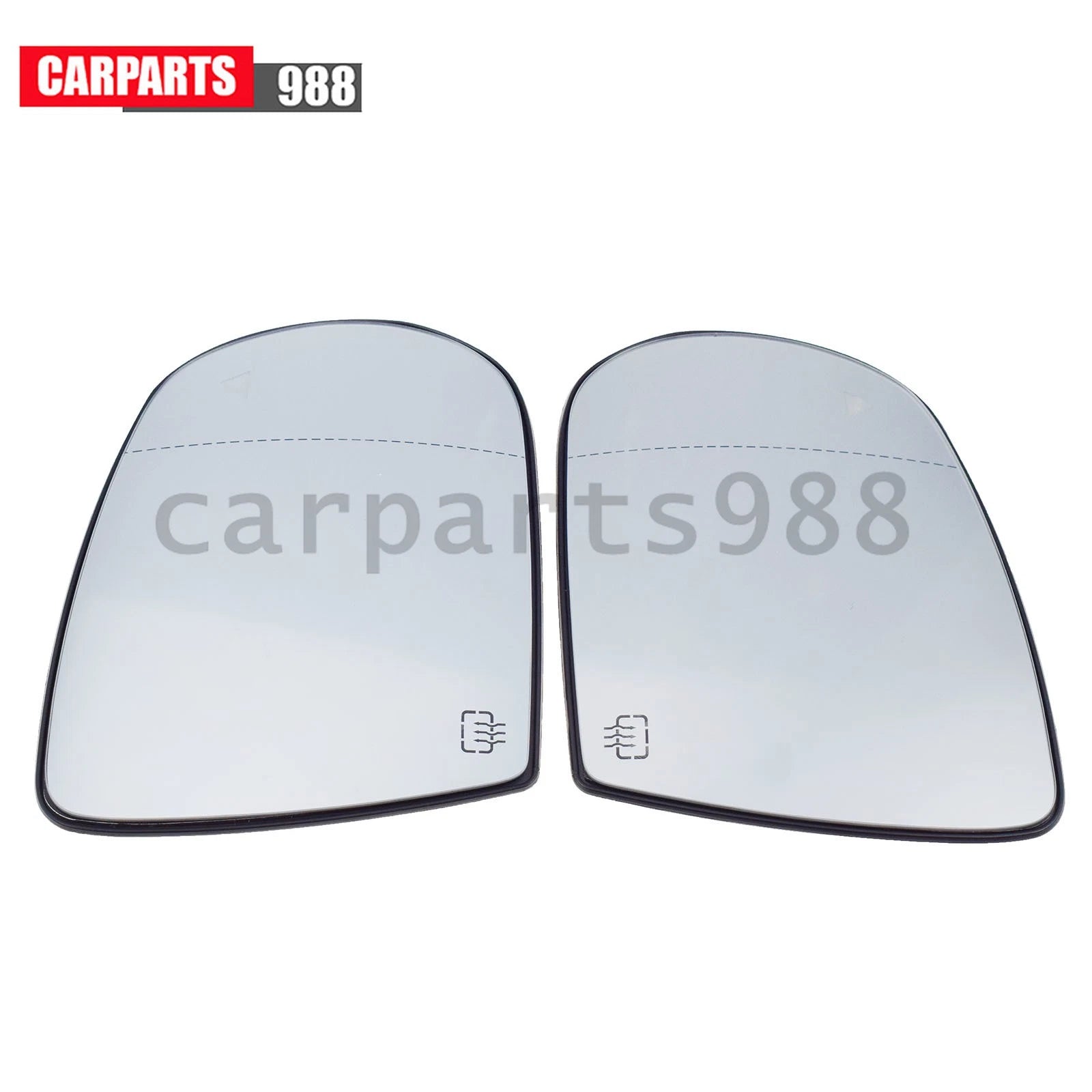 Left Right Mirror Glass Heated & Blind Spot For 2014-22 Jeep Cherokee 68228919AA 6B93BC-57