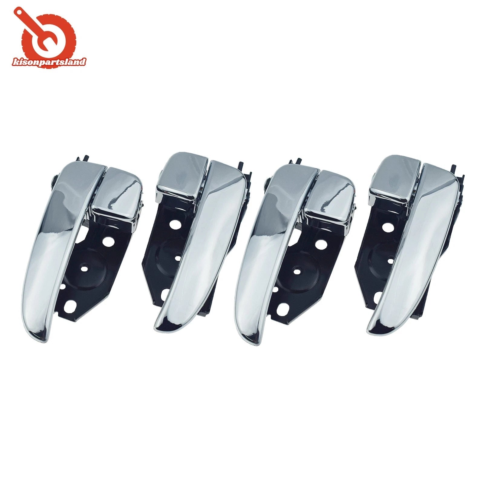 4pcs Chrome Front Rear Interior Inside Door Handles For Hyundai Sonata 2002-2005 6B93BC-57
