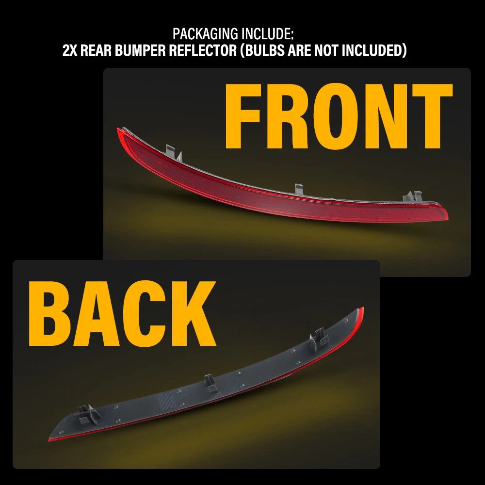 2X Rear Bumper Reflector For Mercedes Benz ML350 GLE350 GLE400 ML63 AMG 12-15 EA 6B93BC-57