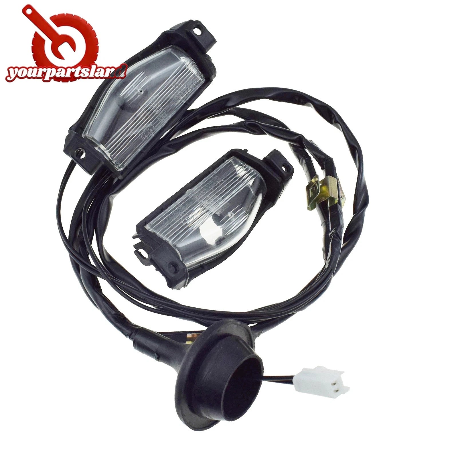 Rear License Plate Light Assembly W/ Bulbs For Mazda 3 2009-2013 BS1E-51-270 6B93BC-57