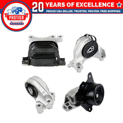 Fits 2010-2017 Chevy Equinox GMC Terrain 3.0L 3.6L AUTO Motor & Trans Mount Set 6B93BC-57