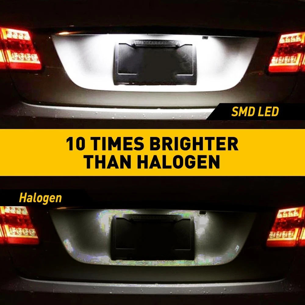 2X LED License Plate Lights For 7th 8th 9th Gen Honda Civic Car Auto Parts USEOA 6B93BC-57