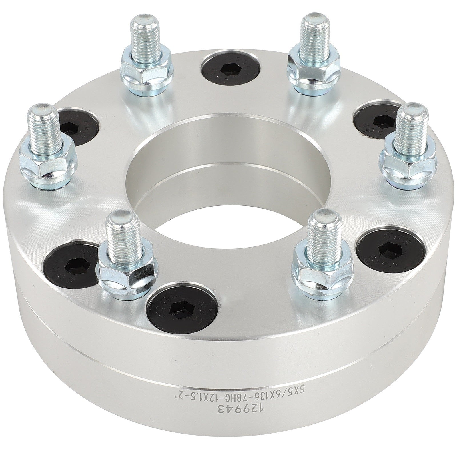 4 Pcs 2" 5x5 to 6x135 Wheel Adapters 12x1.5 For Chrysler Dodge 5 Lug to 6 Lug 6B93BC-57