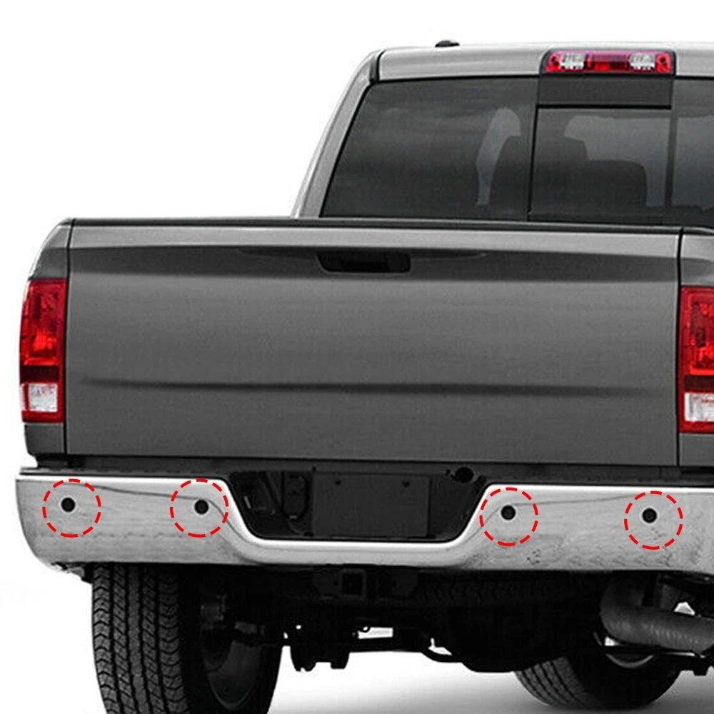 4pcs Parking Assist Sensor Bezels Fit For Ram Dodge 1500 14-18 Outer Front/Rear 6B93BC-57