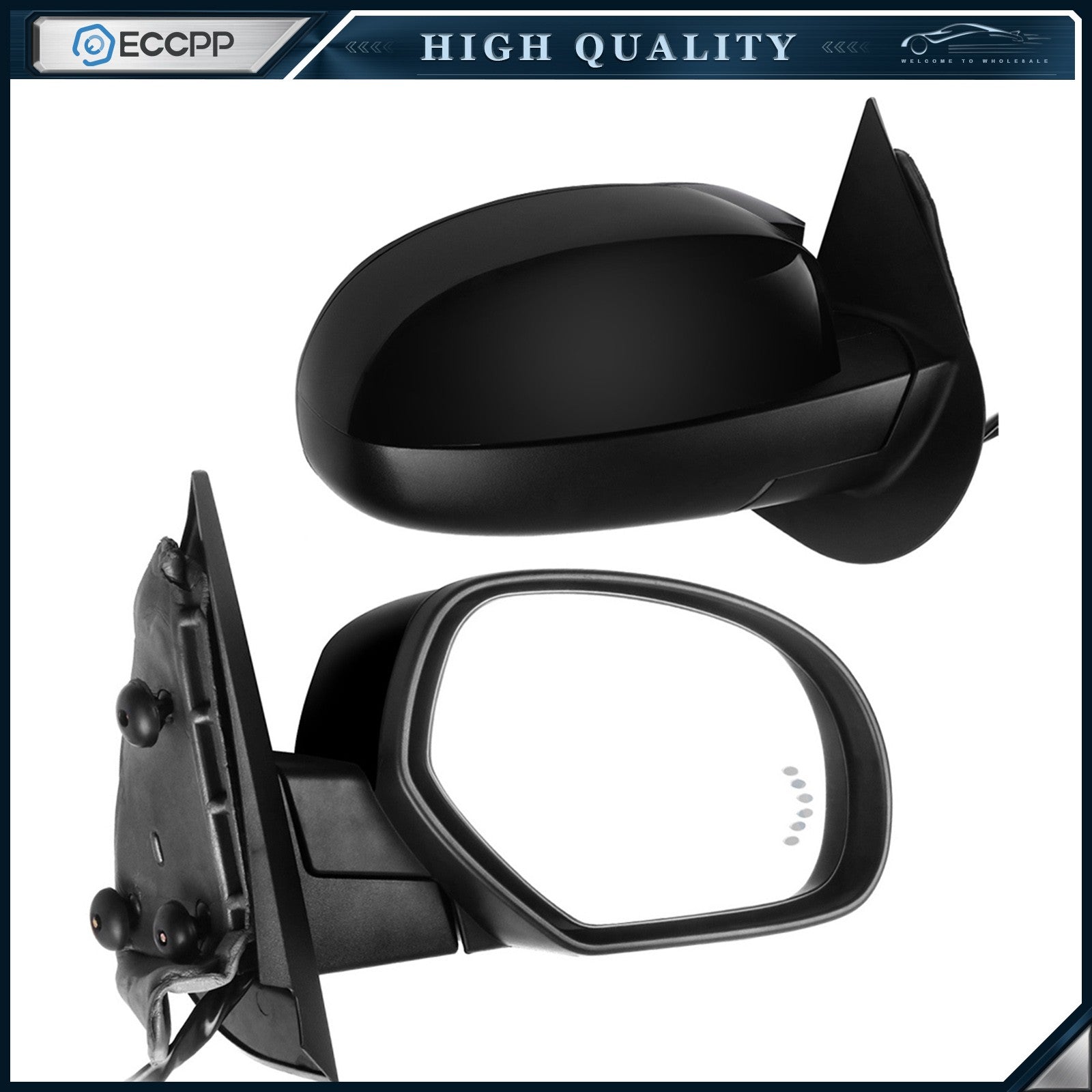 Power Mirrors For 07-13 Chevy Silverado 1500 Heated w/ Memory Signal Light 6B93BC-57