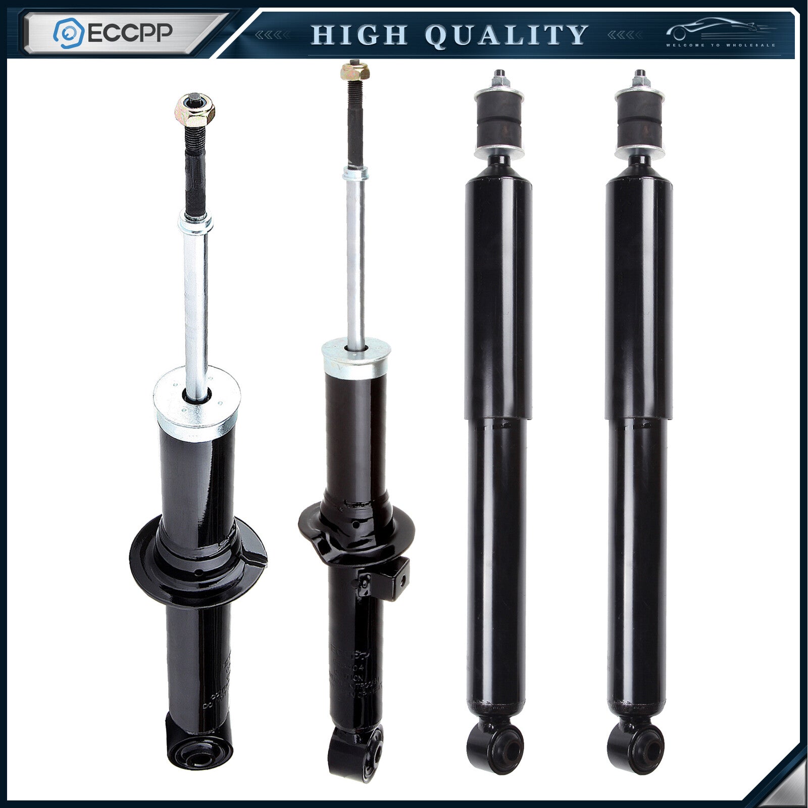Front Rear Struts Shocks For 2007-2009 Kia Sorento Left Right ECCPP KOEEP