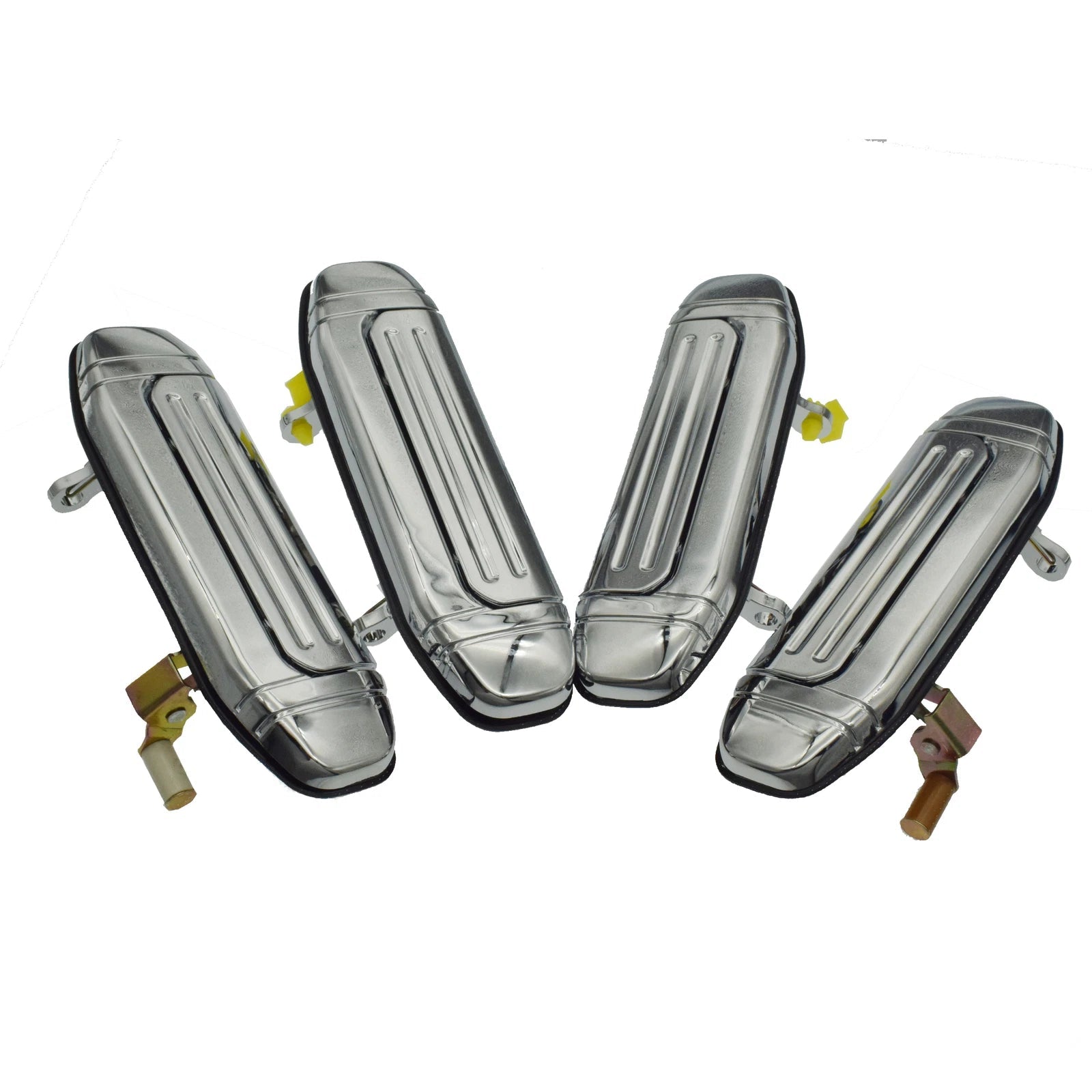 Front Rear LH & RH Chrome Exterior Door Handles For Mitsubishi Pajero 1992-1997 6B93BC-57