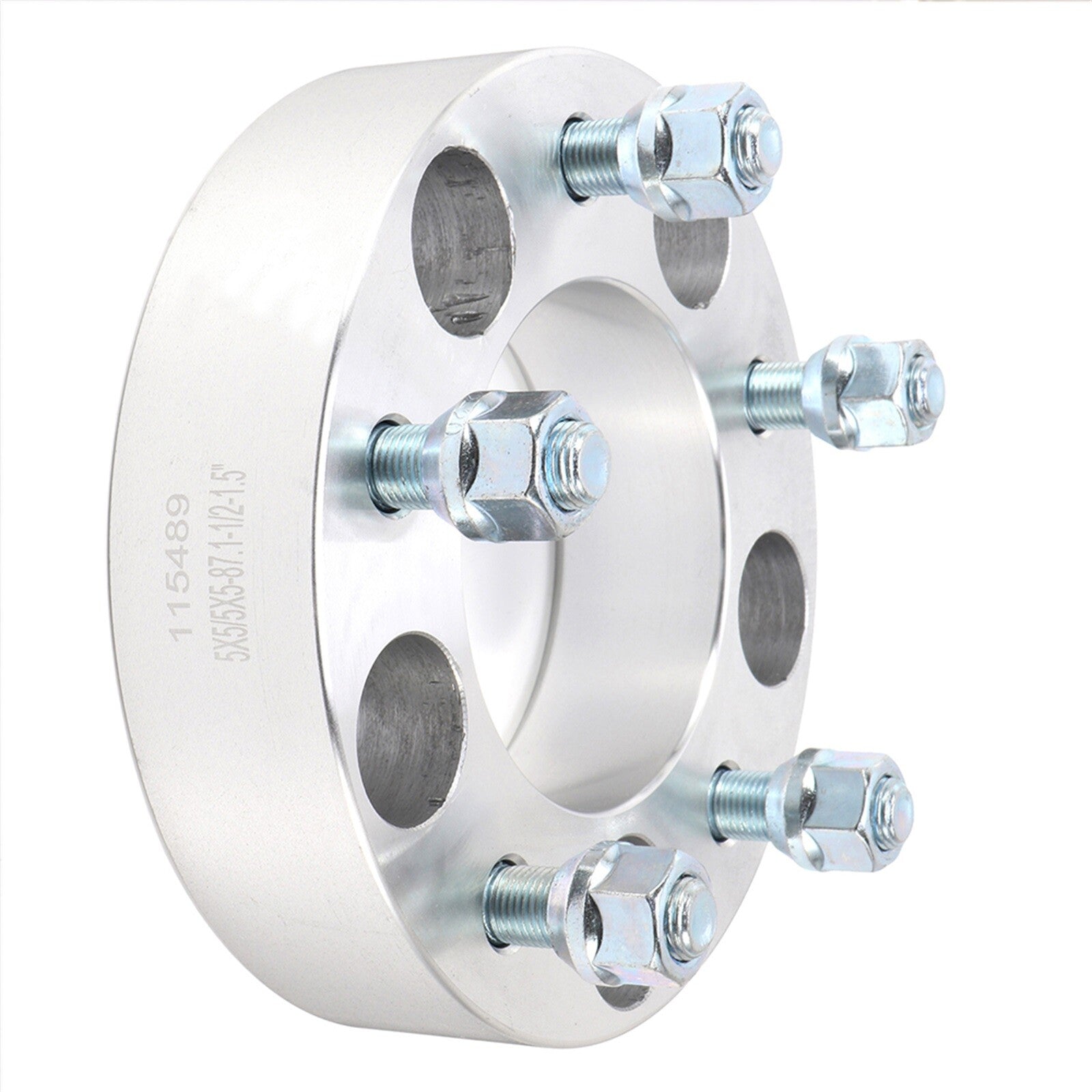 4 Pcs 1.5" 5x5 Wheel Spacers 1/2"x20 For Jeep Grand Cherokee Wrangler Commander 6B93BC-57