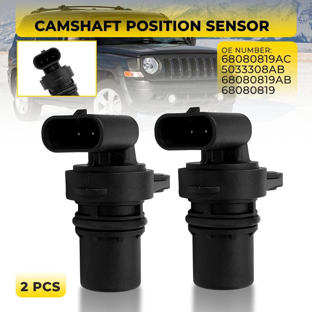 2x Engine Camshaft Position Sensor 68080819AB for Chrysler Dodge Jeep Ram 6B93BC-57