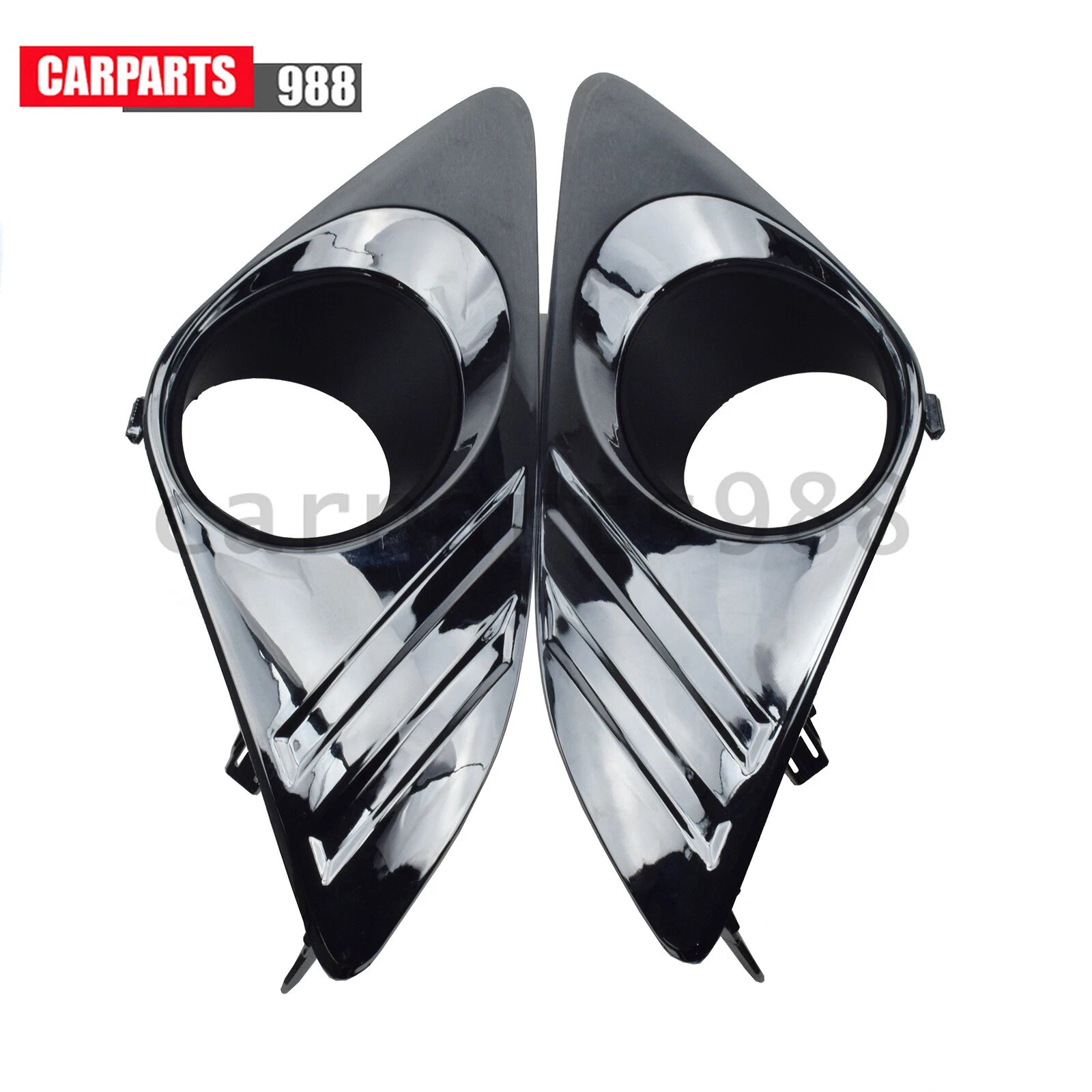 2Pcs Left Right Fog Light Cover Trim Bezel For 2012-2014 Toyota Camry L LE XLE 6B93BC-57